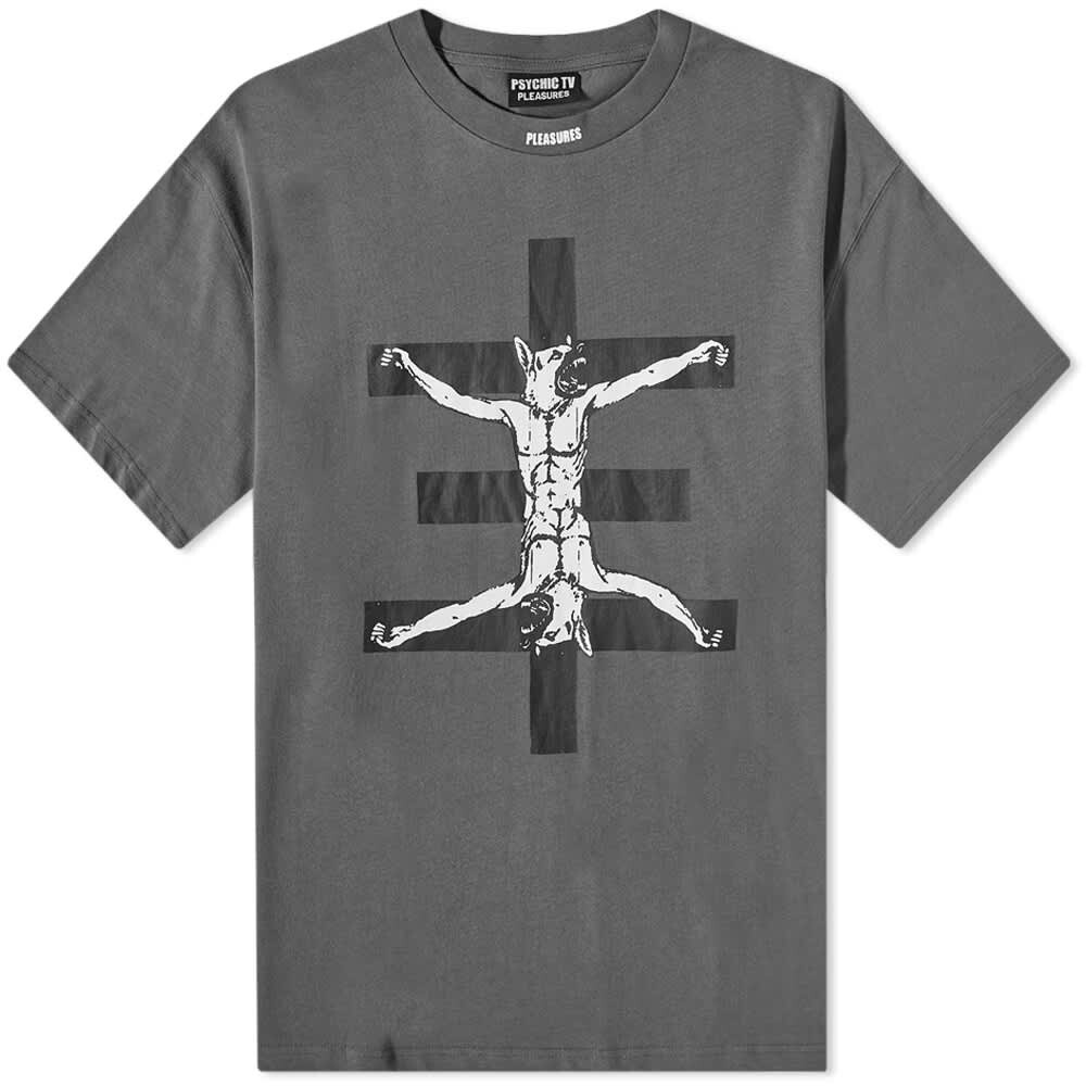 

Футболка Pleasures x Psychic TV & Genesis P-Orridge Sacrifice Tee, Серый