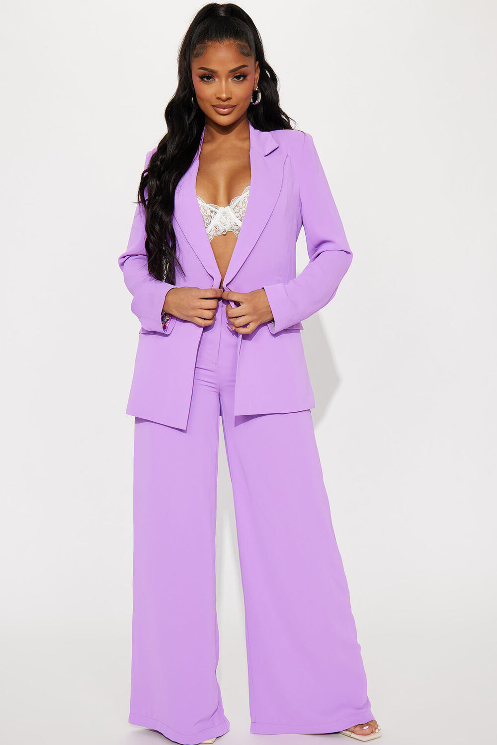 

Блейзер Fashion Nova JP9795, фиолетовый