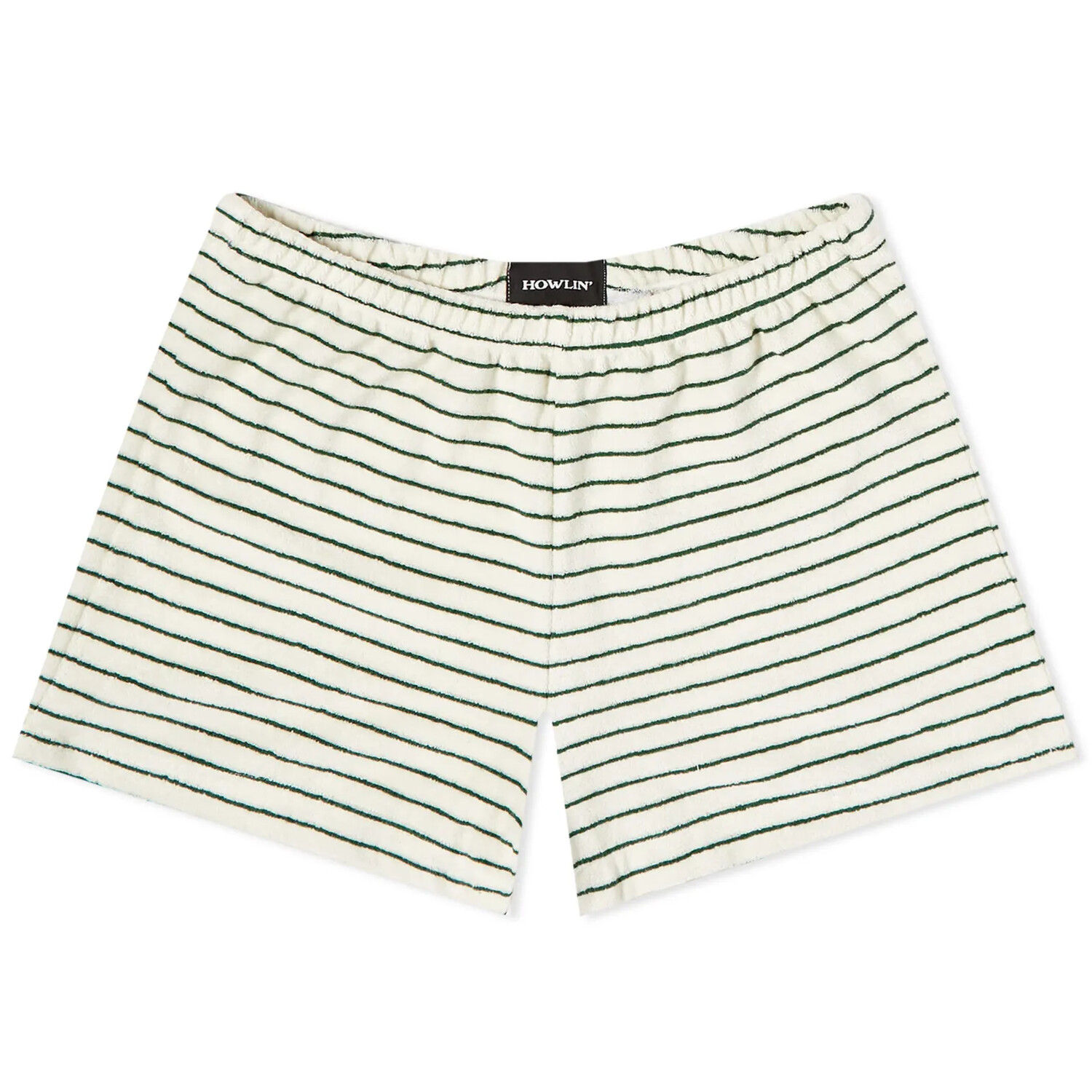 

Шорты Howlin' Velour Stripe Safe Short, белый/зеленый