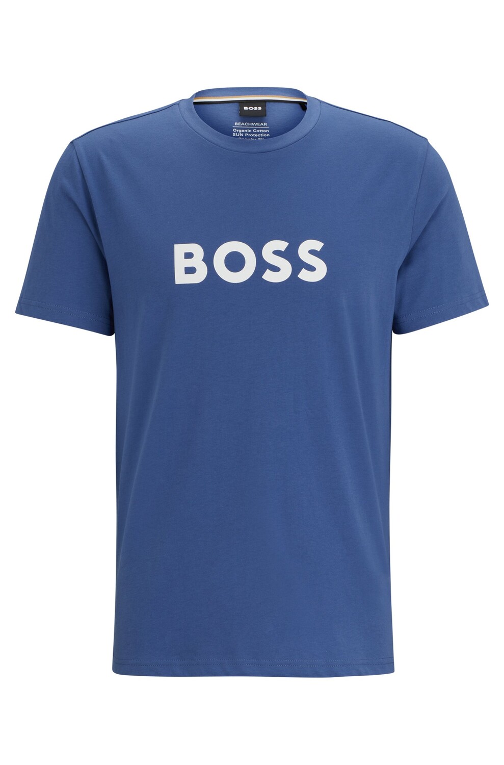 

Футболка Boss Large Logo, голубой, Синий