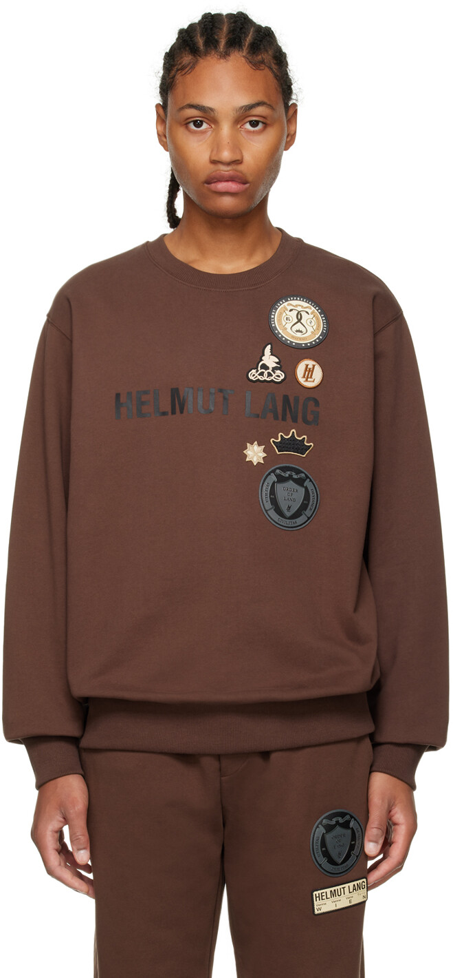 

Коричневый свитшот Societas Helmut Lang