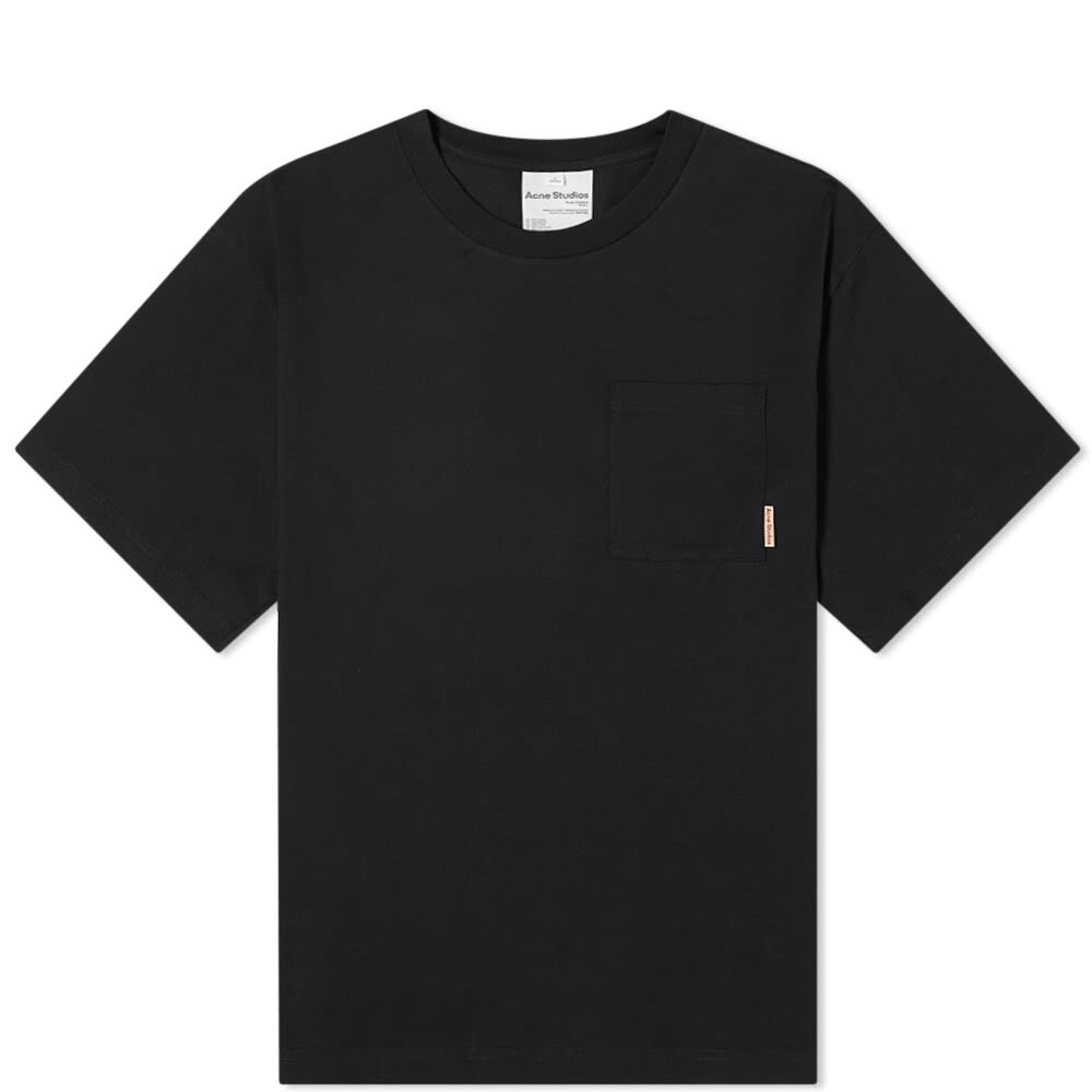 

Футболка Acne Studios Extorr Pocket Pink Label Tee, Черный