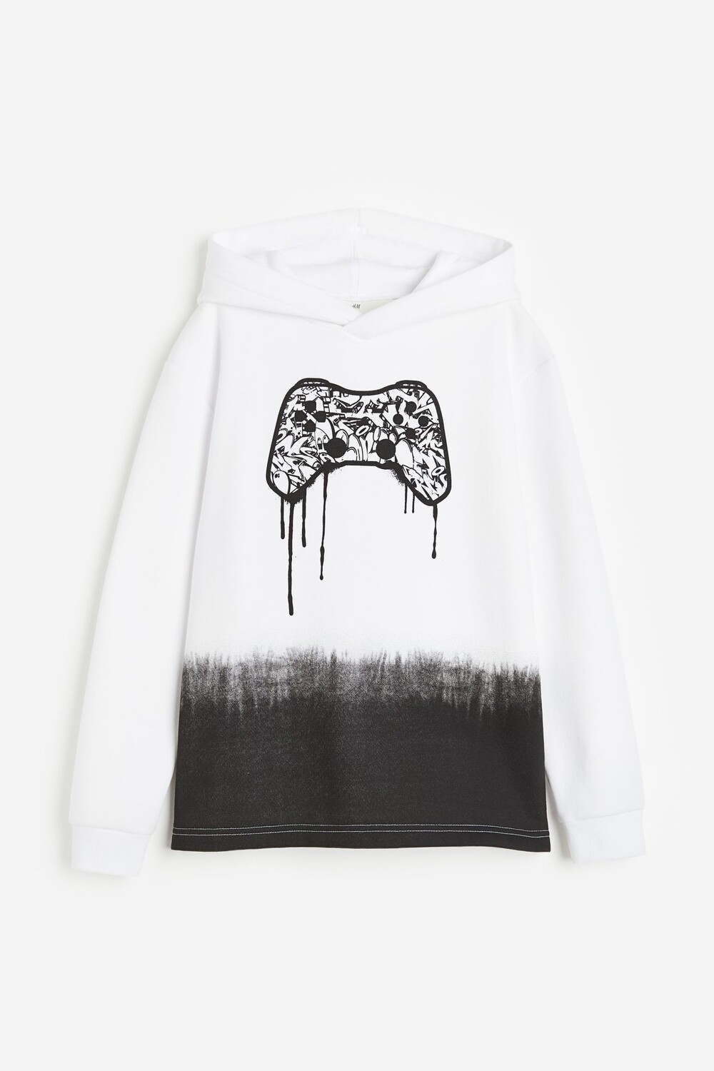 

Худи H&M Printed, белый
