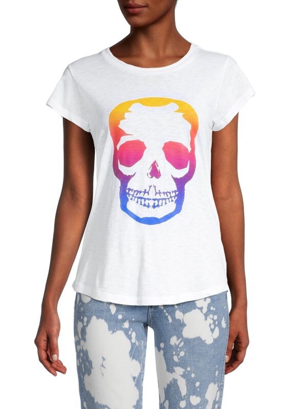 

Футболка skull skinny-fit ZADIG & VOLTAIRE Blanc