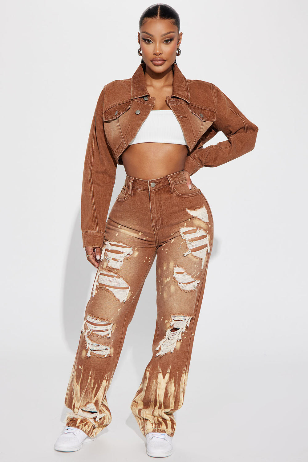 

Джинсы Fashion Nova WR23P120, коричневый