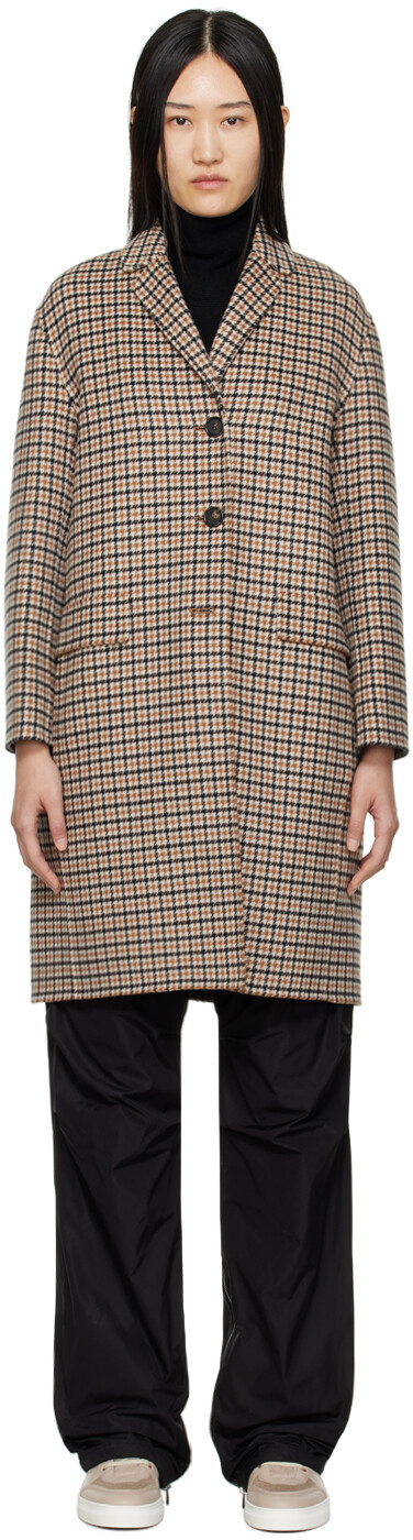 

Пальто Off-White & Tan Jona S Max Mara, Коричневый