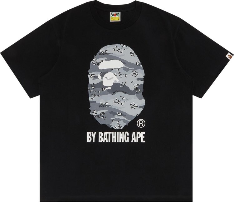

Футболка BAPE Desert Camo By Bathing Ape Relaxed Tee 'Black/Black', черный