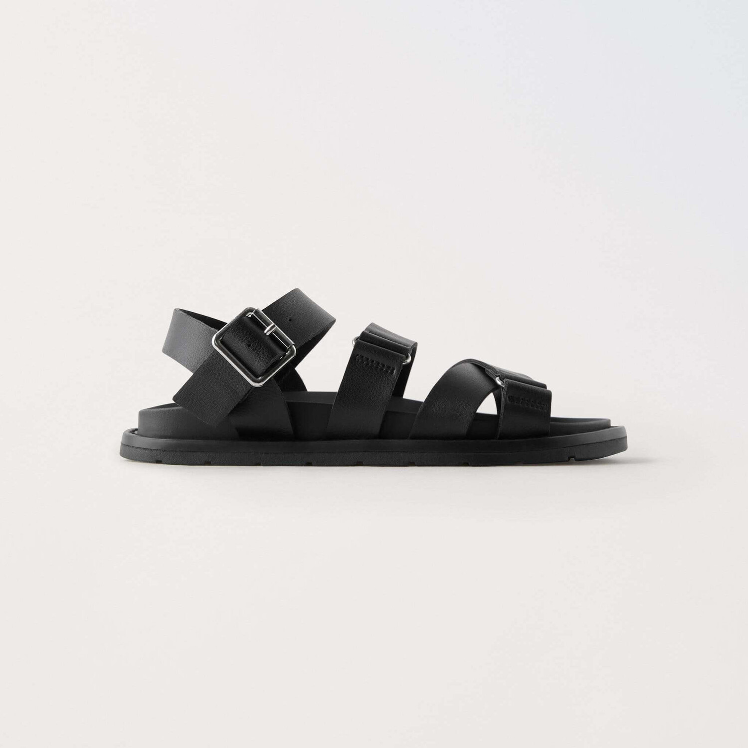 

Сандалии Zara With Buckles, черный