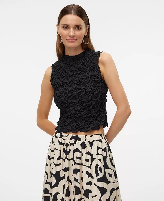 

Женский топ без рукавов Rose Shell Vero Moda, черный