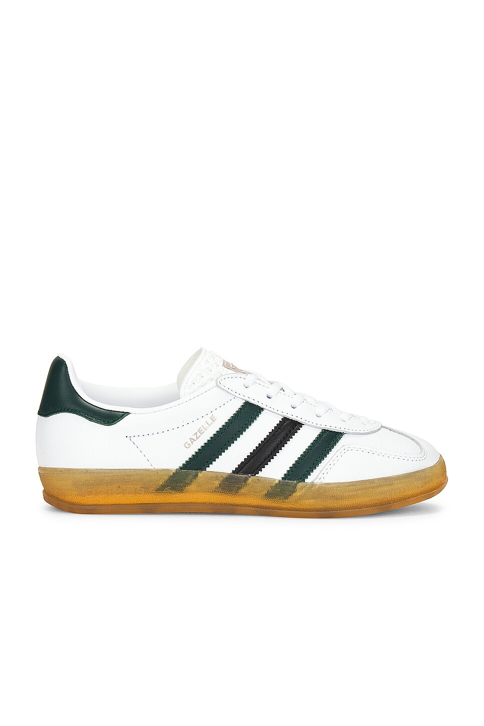 

Кроссовки женские Gazelle Indoor Adidas Originals, цвет White, Collegiate Green, & Core Black