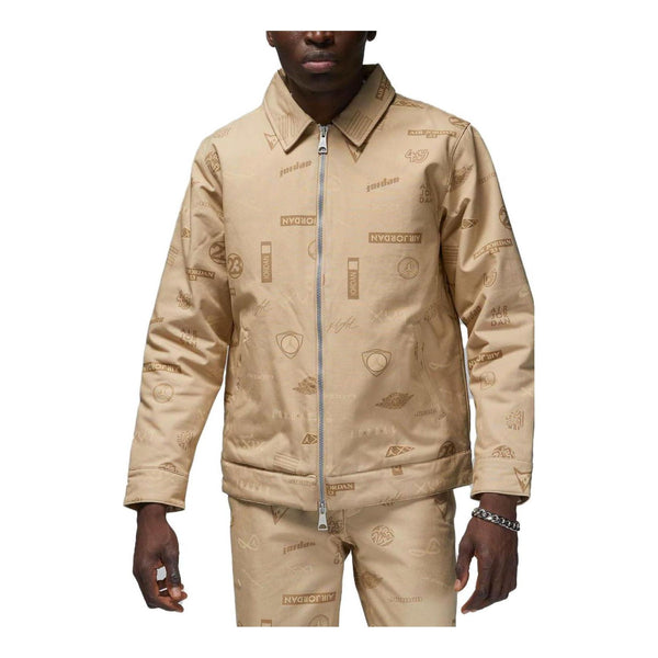 Куртка Air Jordan Flight Heritage Jacket 'Desert', коричневый куртка wmns air jordan puffer jacket desert цвет desert desert