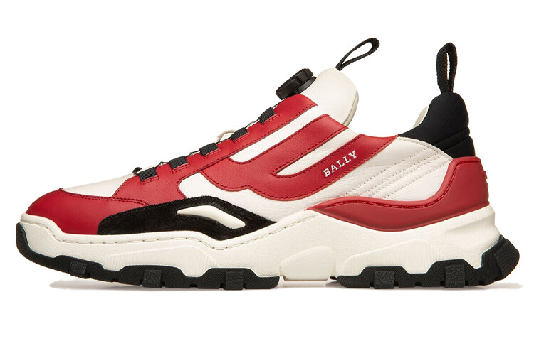 

Обувь для жизни Мужская низкая белая/красная Bally