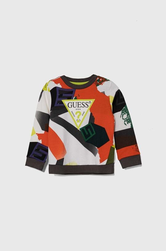 

Детская хлопковая толстовка Guess, мультиколор