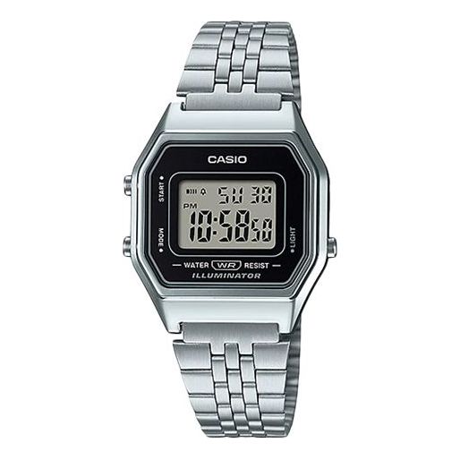casio unisex led quartz digital watch b640wd 1avdf 35 mm silver Часы CASIO Quartz Waterproof Unisex Mens Silver Digital, цвет silver