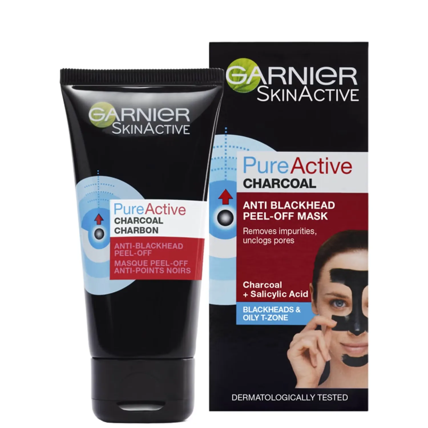 

Угольная маска-пленка Pure Active против черных точек. Garnier