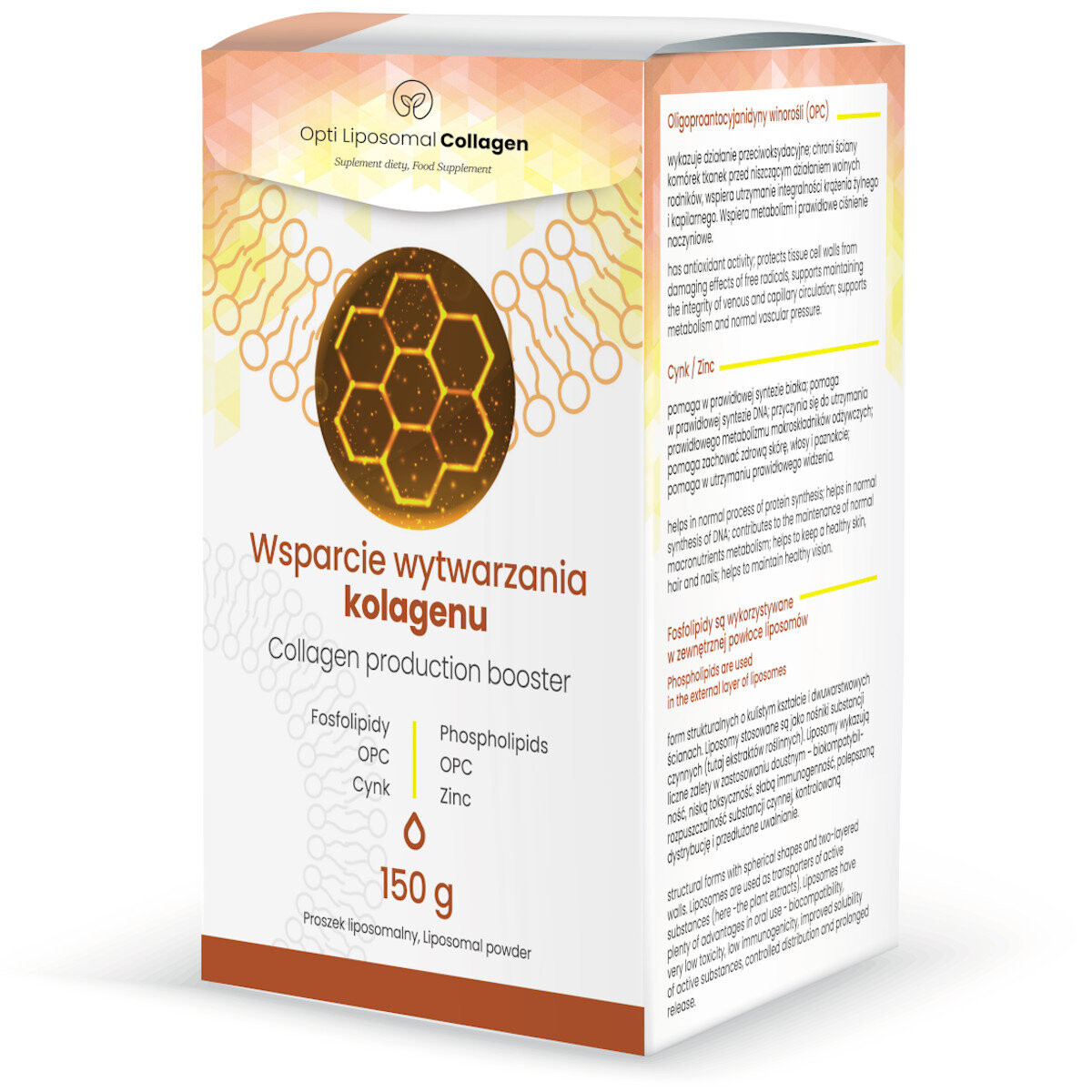 

Биологически активная добавка NaturDay OptiLiposomal, Коллаген, 150 г Inne
