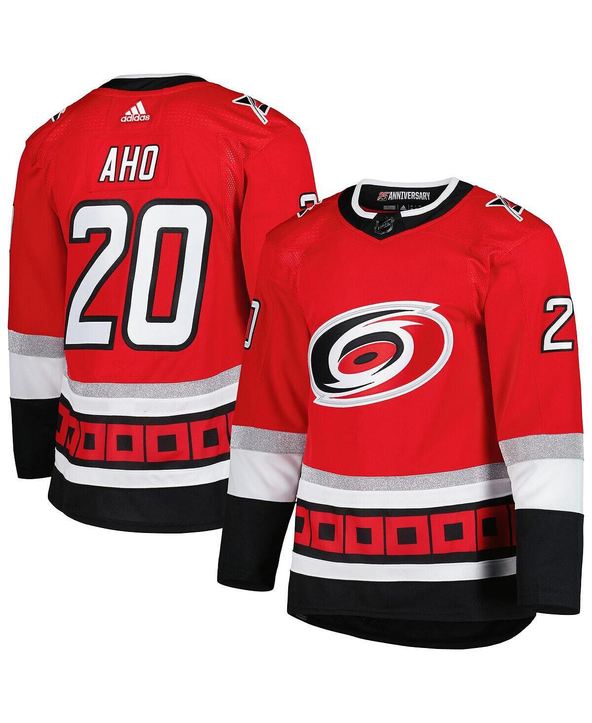 

Мужская футболка Sebastian Aho Red Carolina Hurricanes в честь 25-летия Pro Primegreen Player adidas