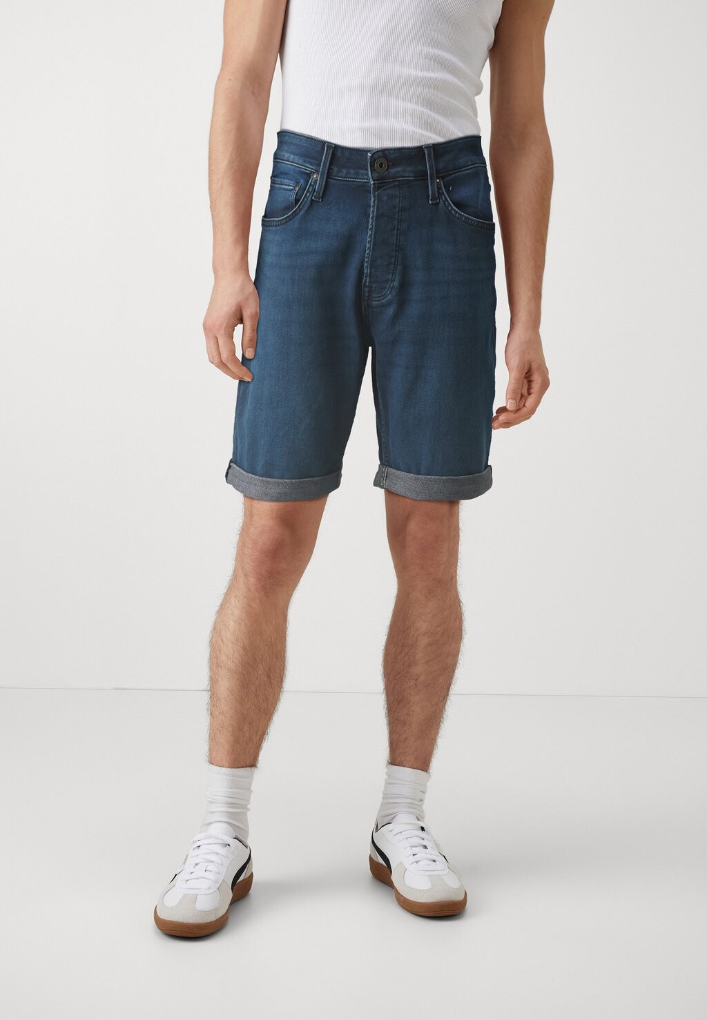 

Джинсовые шорты JJIRICK JJICON Jack & Jones, синий деним