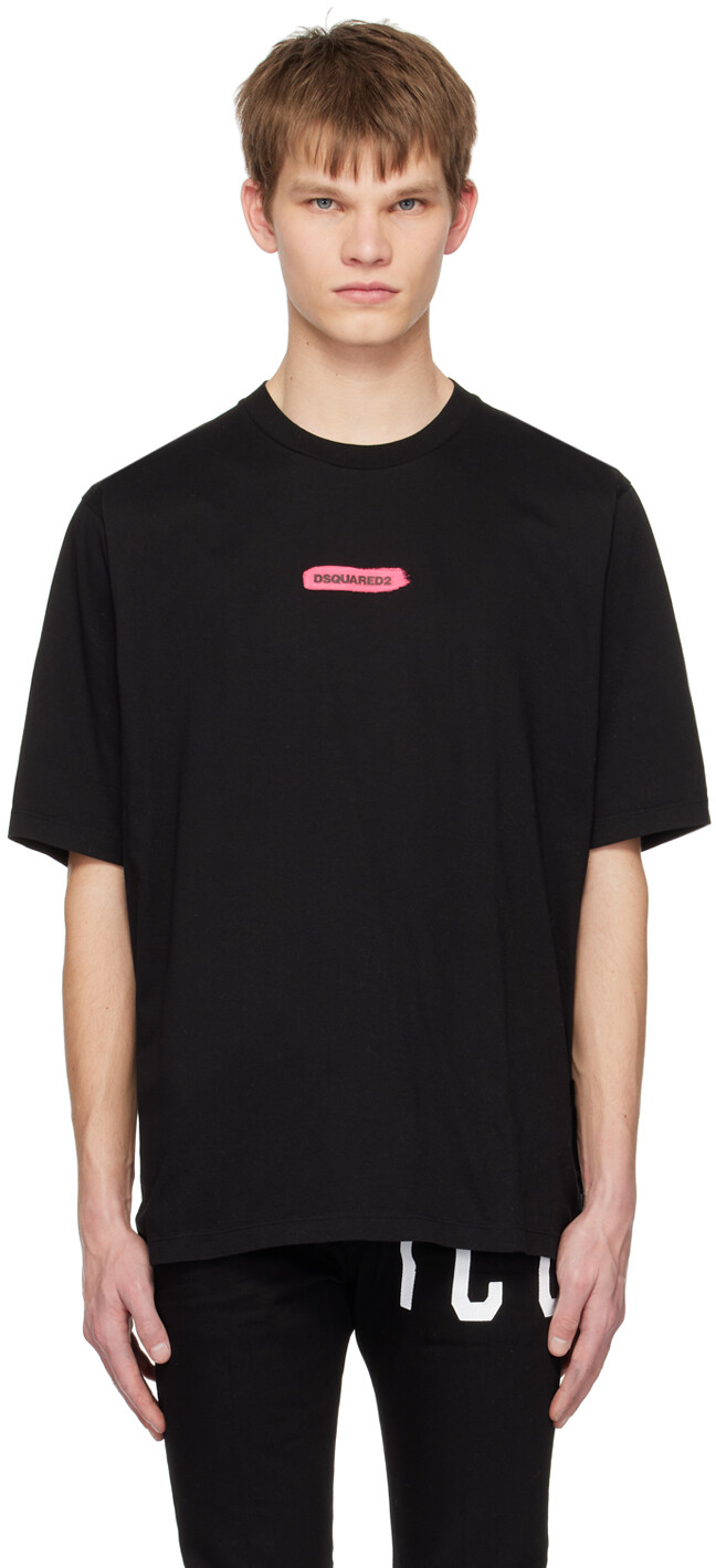 

Черная футболка D2 Skater Dsquared2, Черный