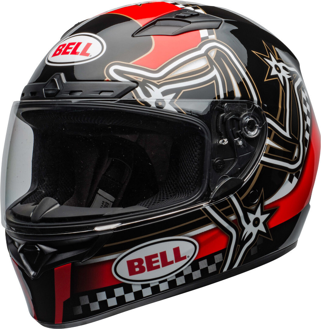 

Шлем Bell Qualifier DLX Mips Isle of Man 2020, красный/белый/черный