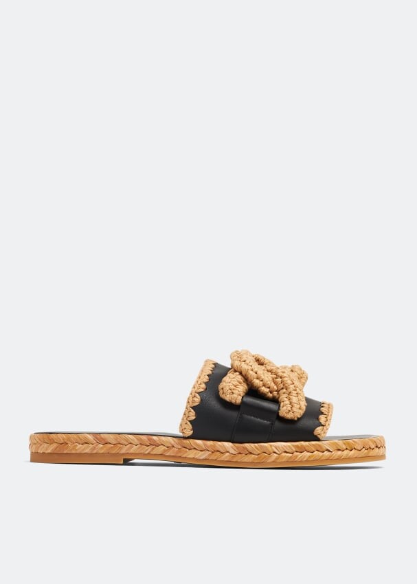 

Сандалии TOD'S Kate leather sandals, черный