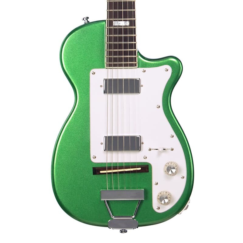 

Электрогитара Airline Guitars H44 DLX - Metallic Green - Vintage Harmony style electric guitar - NEW!