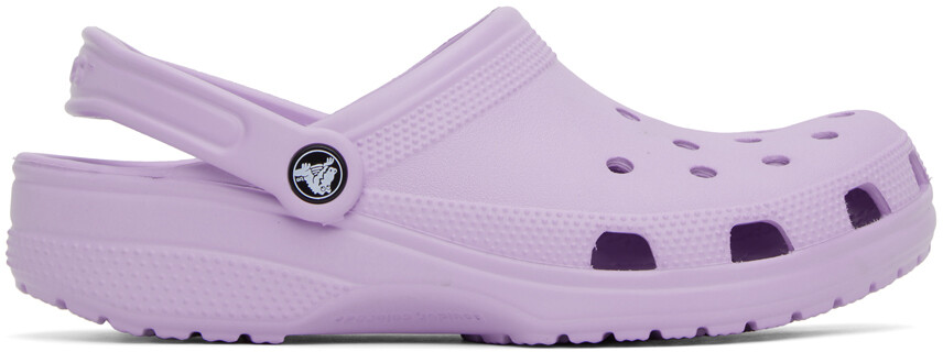 

Фиолетовые классические сабо Crocs