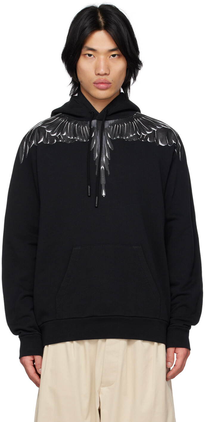 

Толстовка с капюшоном Black Icon Wings Marcelo Burlon County of Milan