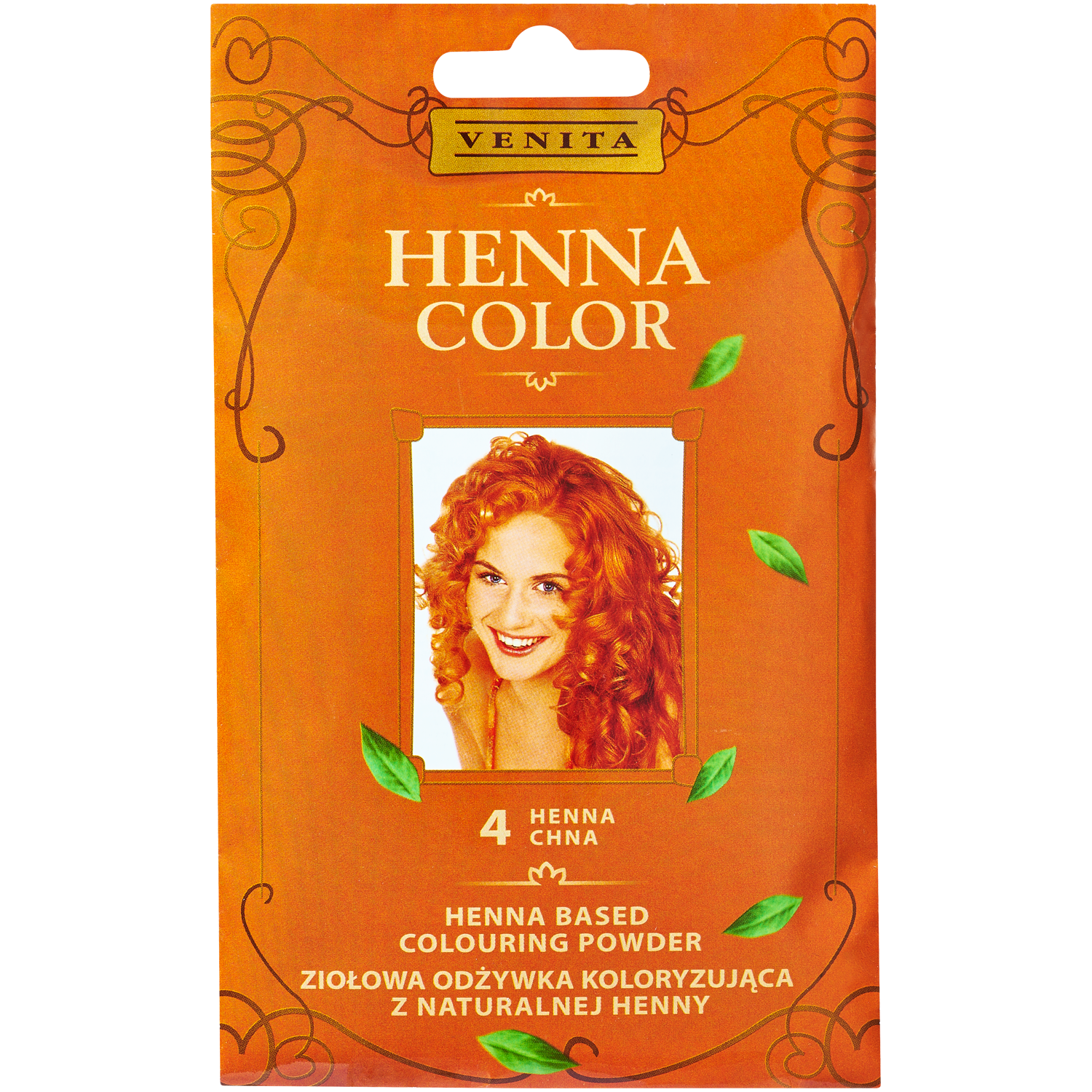 Venita Henna Color травяной краситель-кондиционер с хной для волос 4 ч., 25 г