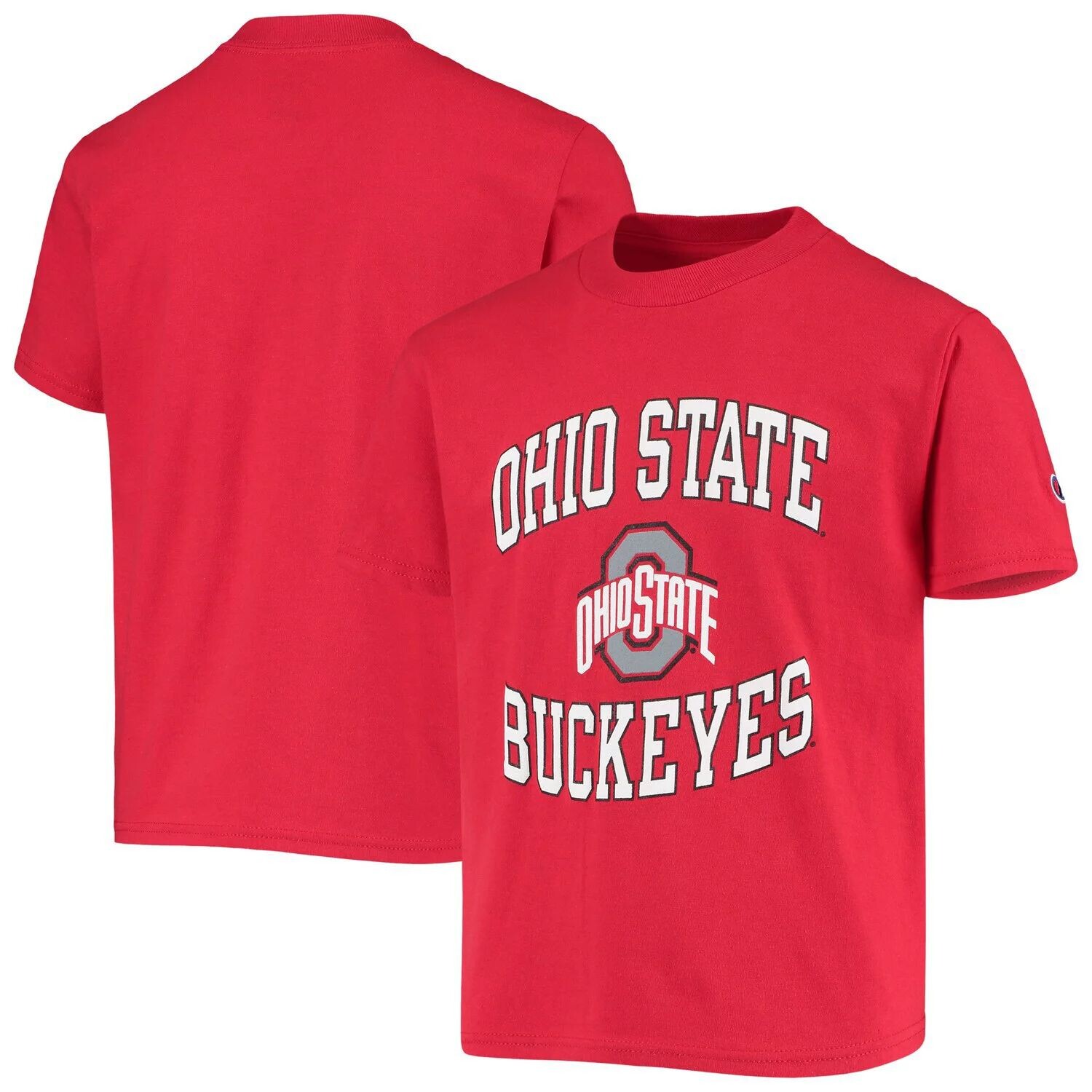 

Футболка с джерси молодежной команды Scarlet Ohio State Buckeyes Circling Team Champion