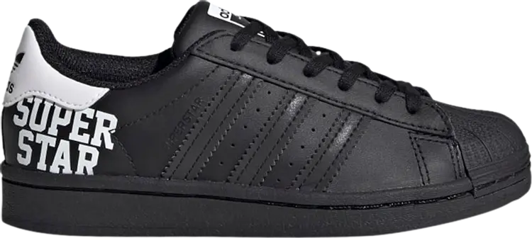 

Кроссовки Adidas Superstar C 'Varsity Pack - Black White', черный