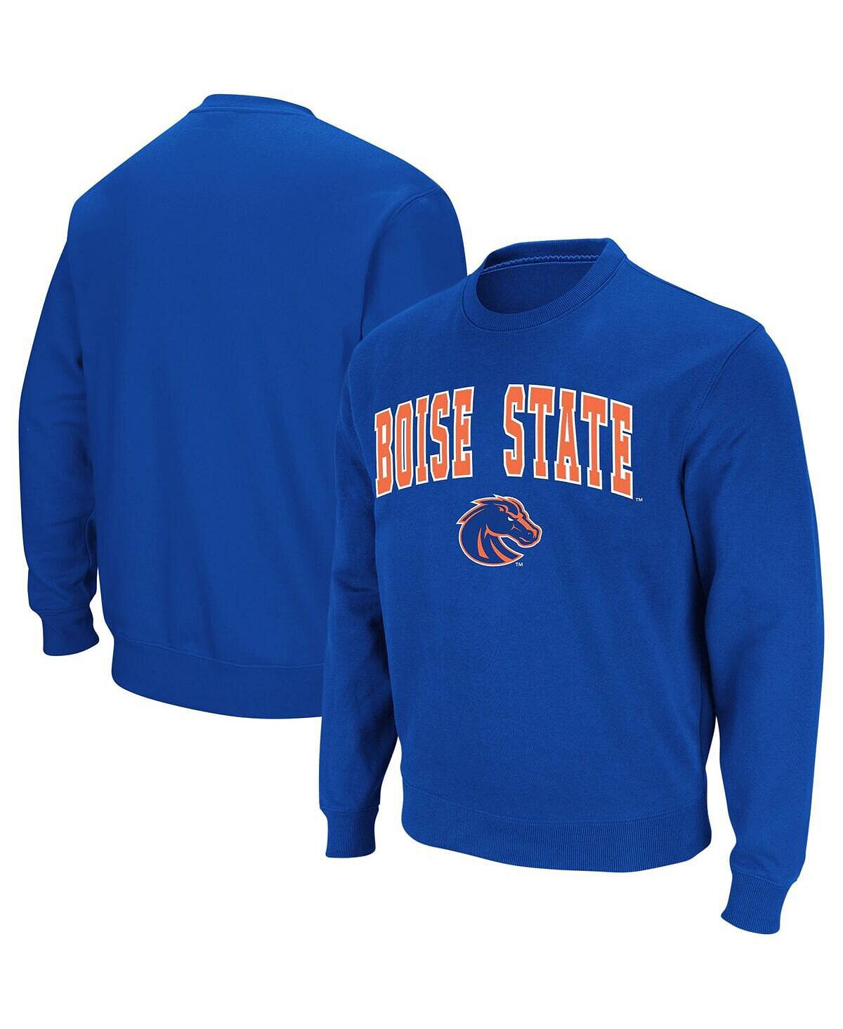 

Мужская толстовка с круглым вырезом и логотипом royal boise state broncos arch Colosseum