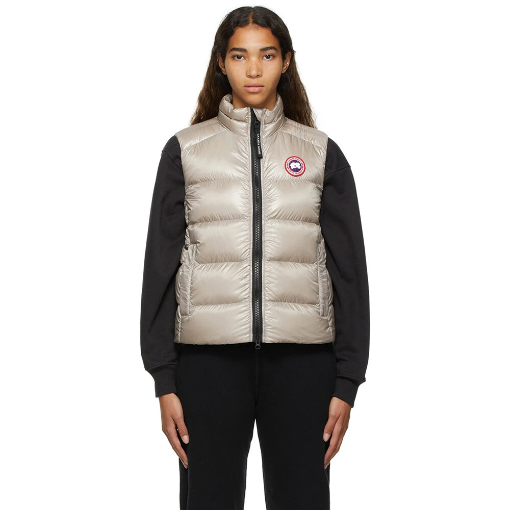

Утепленный жилет Canada Goose Cypress, серебристо-бежевый