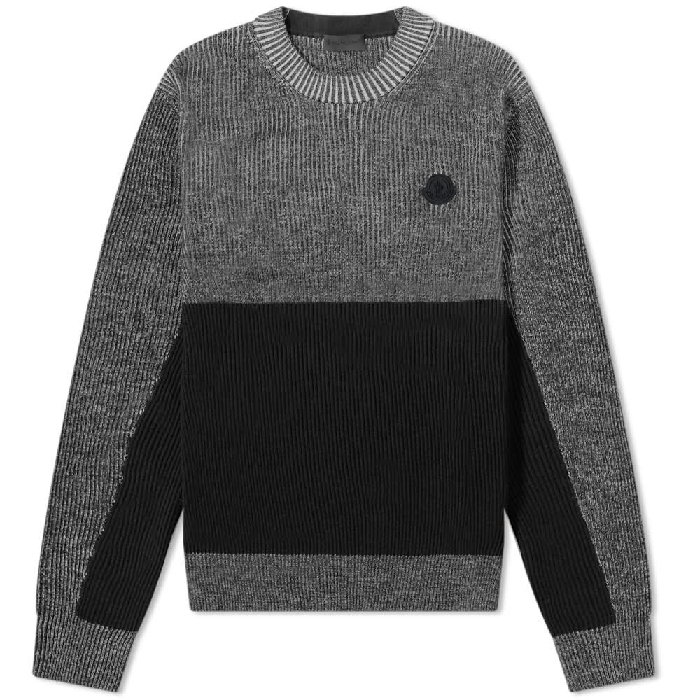 

Джемпер Moncler Panelled Crew Knit, Черный