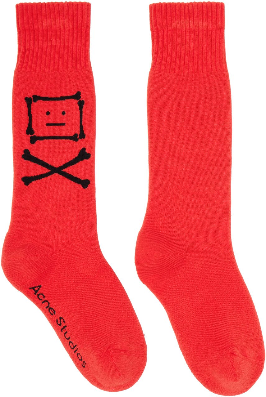 

Носки Red Crossbones Acne Studios