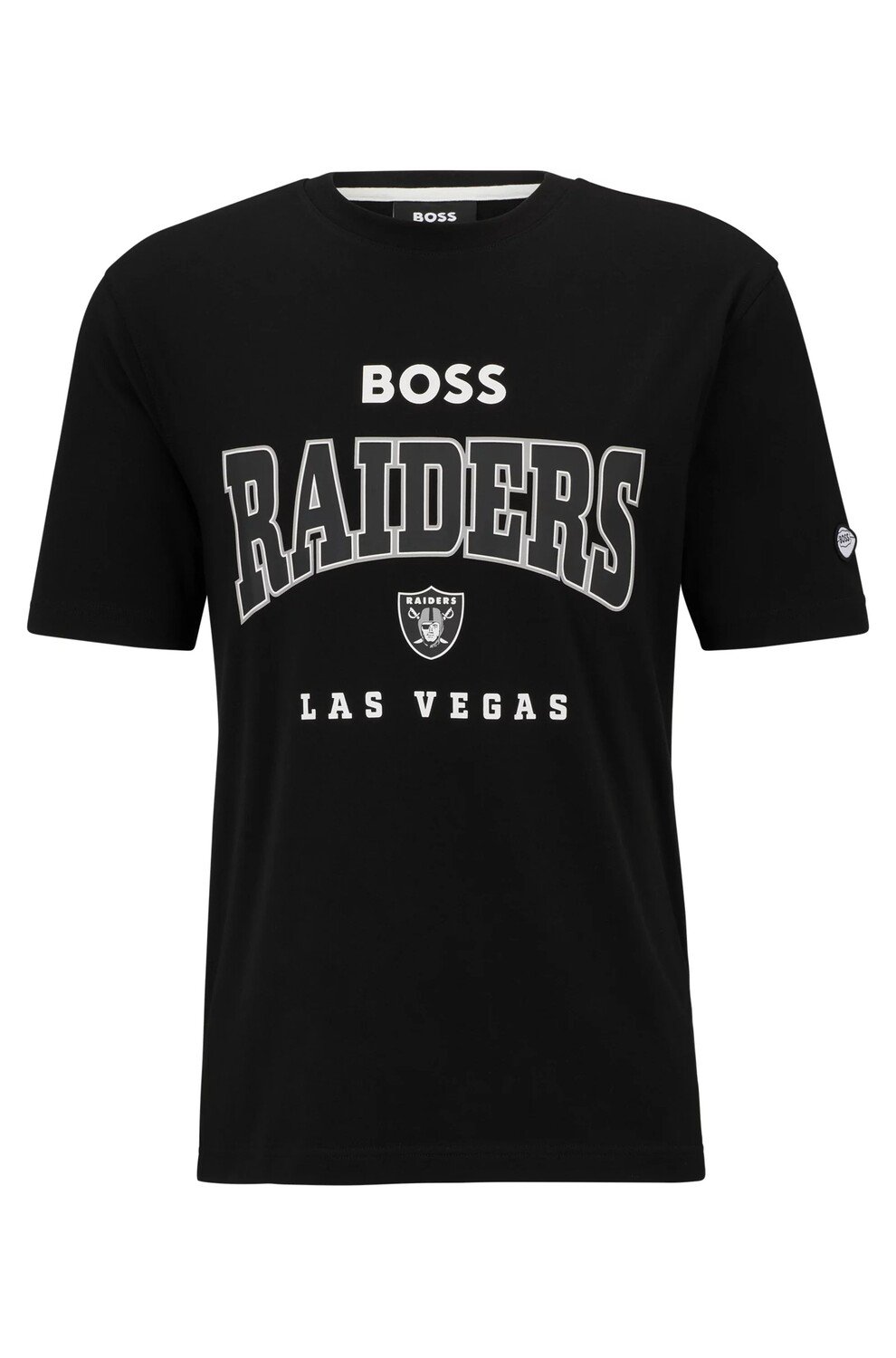 

Футболка Boss X Nfl Stretch-cotton With Collaborative Branding Raiders, черный