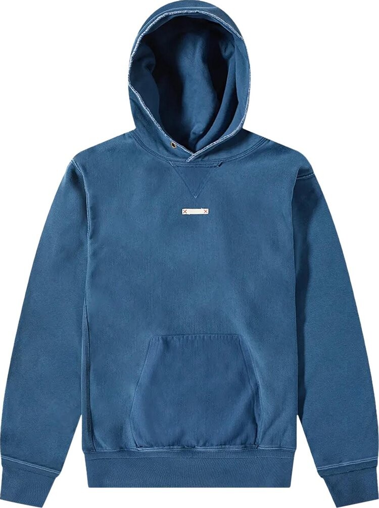 

Толстовка Maison Margiela Name Tag Sweatshirt 'Washed Blue', синий