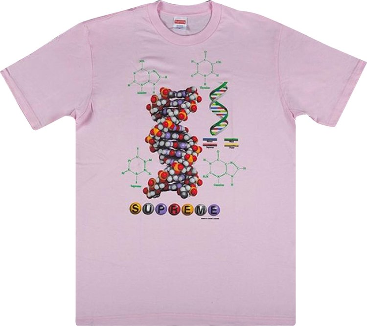 Футболка Supreme DNA Tee 'Light Pink', розовый футболка supreme hnic tee light pink розовый
