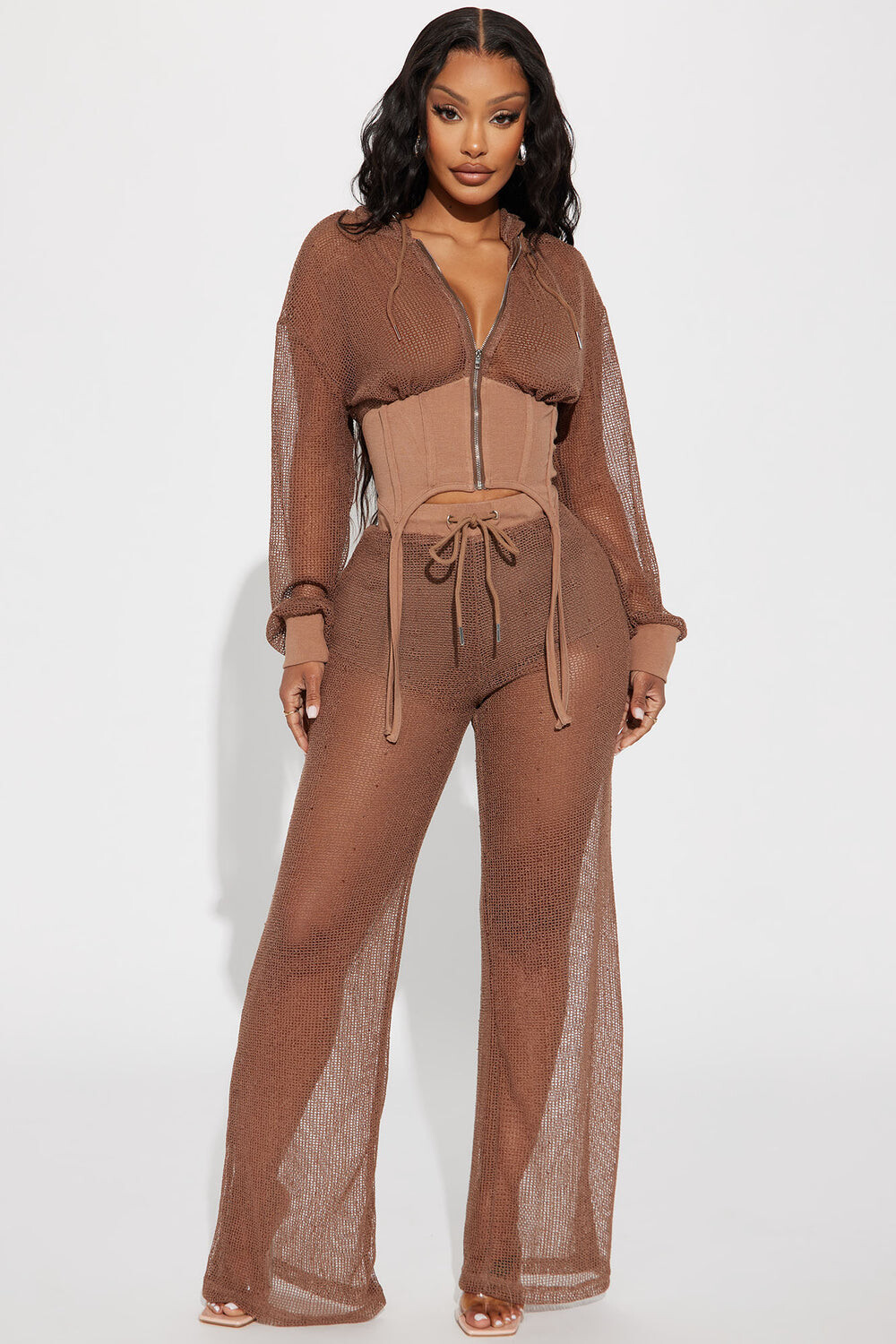 

Брюки Fashion Nova MTP5652FN, коричневый