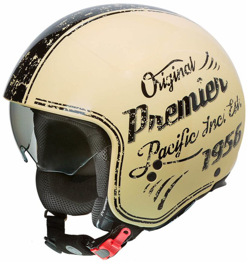 

Шлем мотоциклетный Premier Rocker OR, бежевый