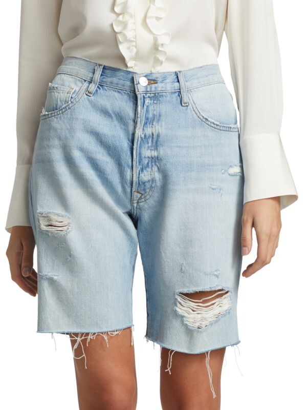 

Обрезанные шорты-бермуды le slouch Frame Denim