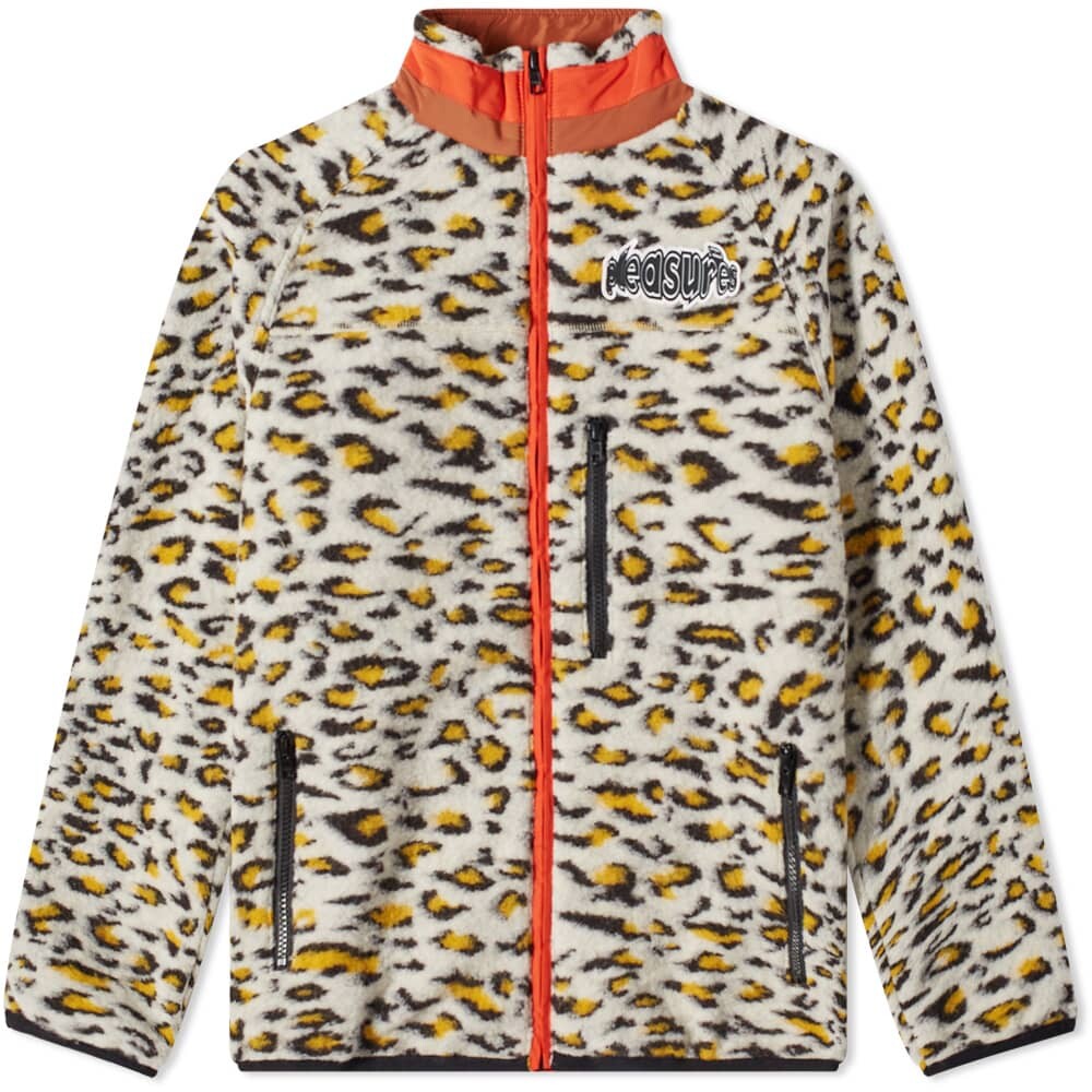 

Флисовая куртка Strain Cheetah Sherpa на молнии PLEASURES, Серый