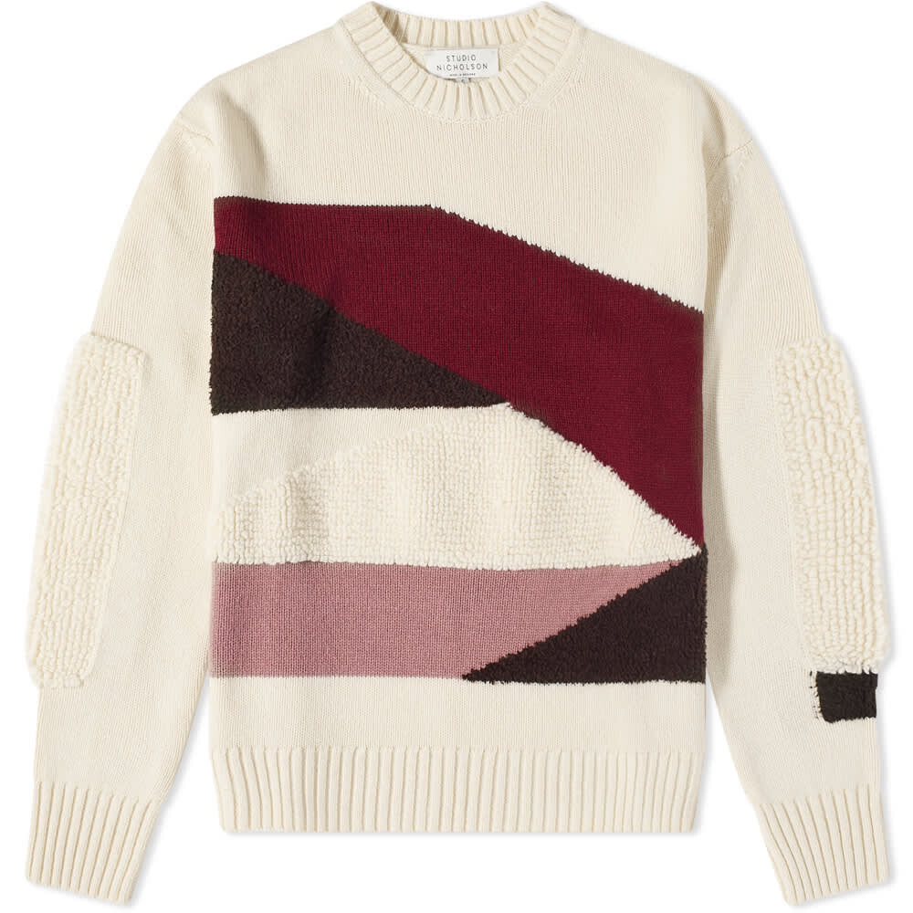 

Джемпер Studio Nicholson Palme Shaggy Boucle Intaris Crew Knit