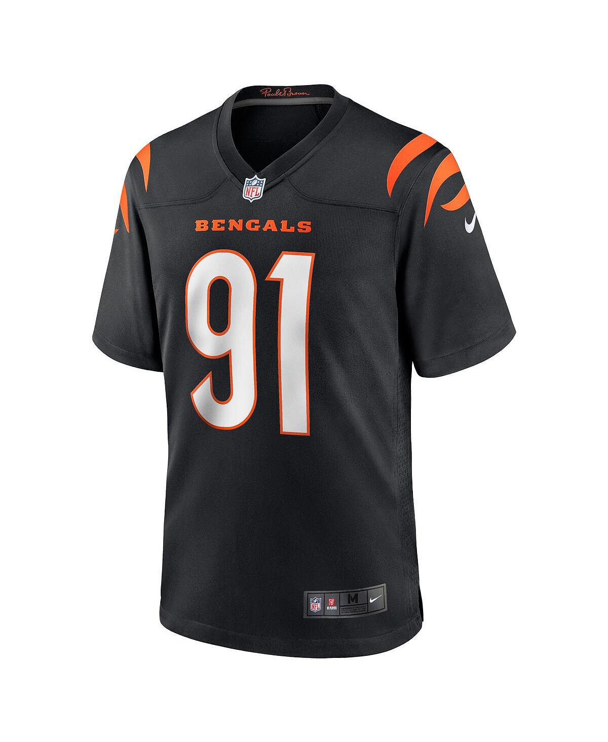 Мужская футболка trey hendrickson team black cincinnati bengals team game  Nike, черный – заказать по доступной цене из-за рубежа в «CDEK.Shopping»