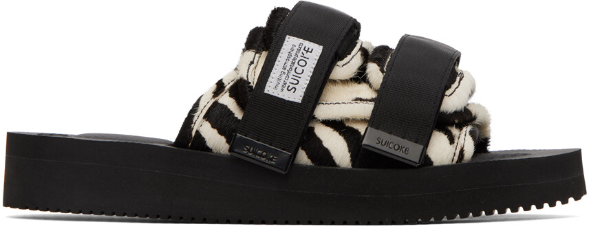 

Черно-белые сандалии MOTO-Vhl Suicoke