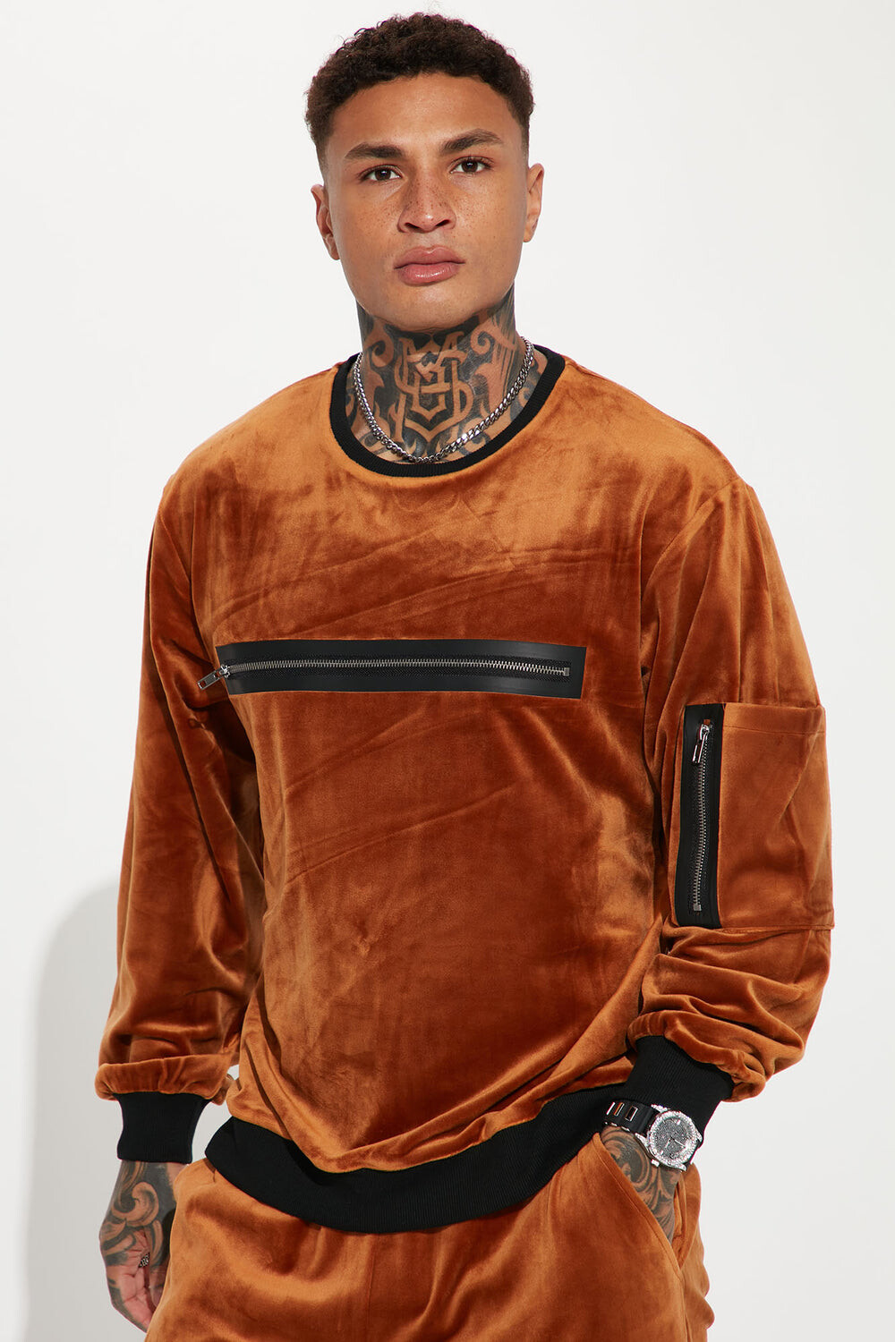 

Толстовка Fashion Nova 22024280, коричневый