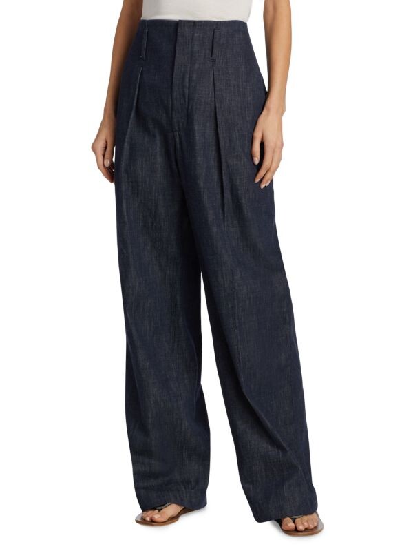 

Широкие джинсовые брюки Brunello Cucinelli Indigo