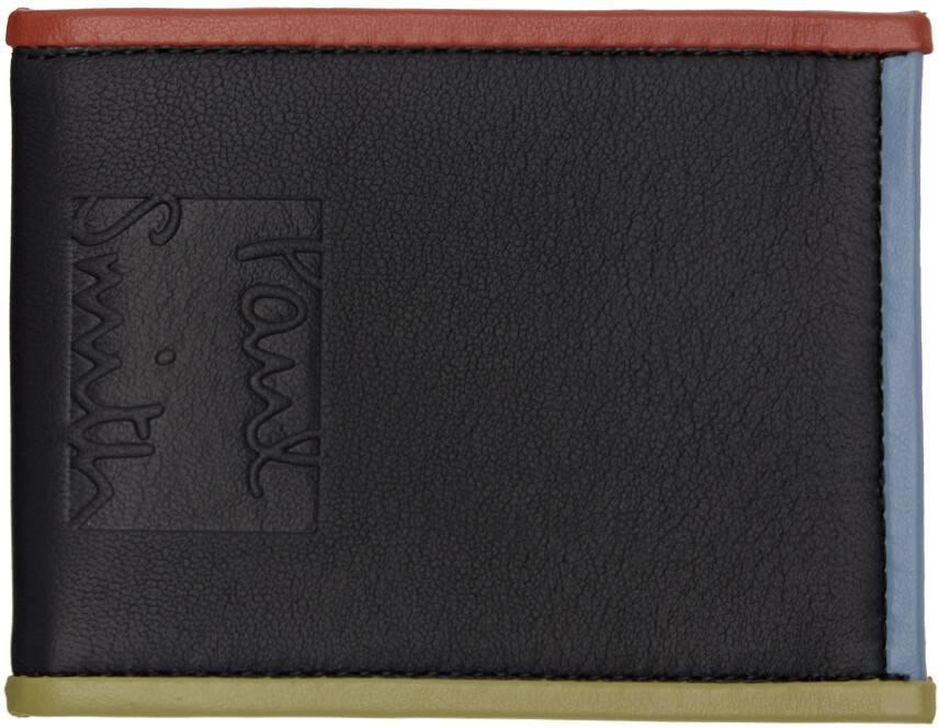 

Черный кошелек с контрастной отделкой Paul Smith