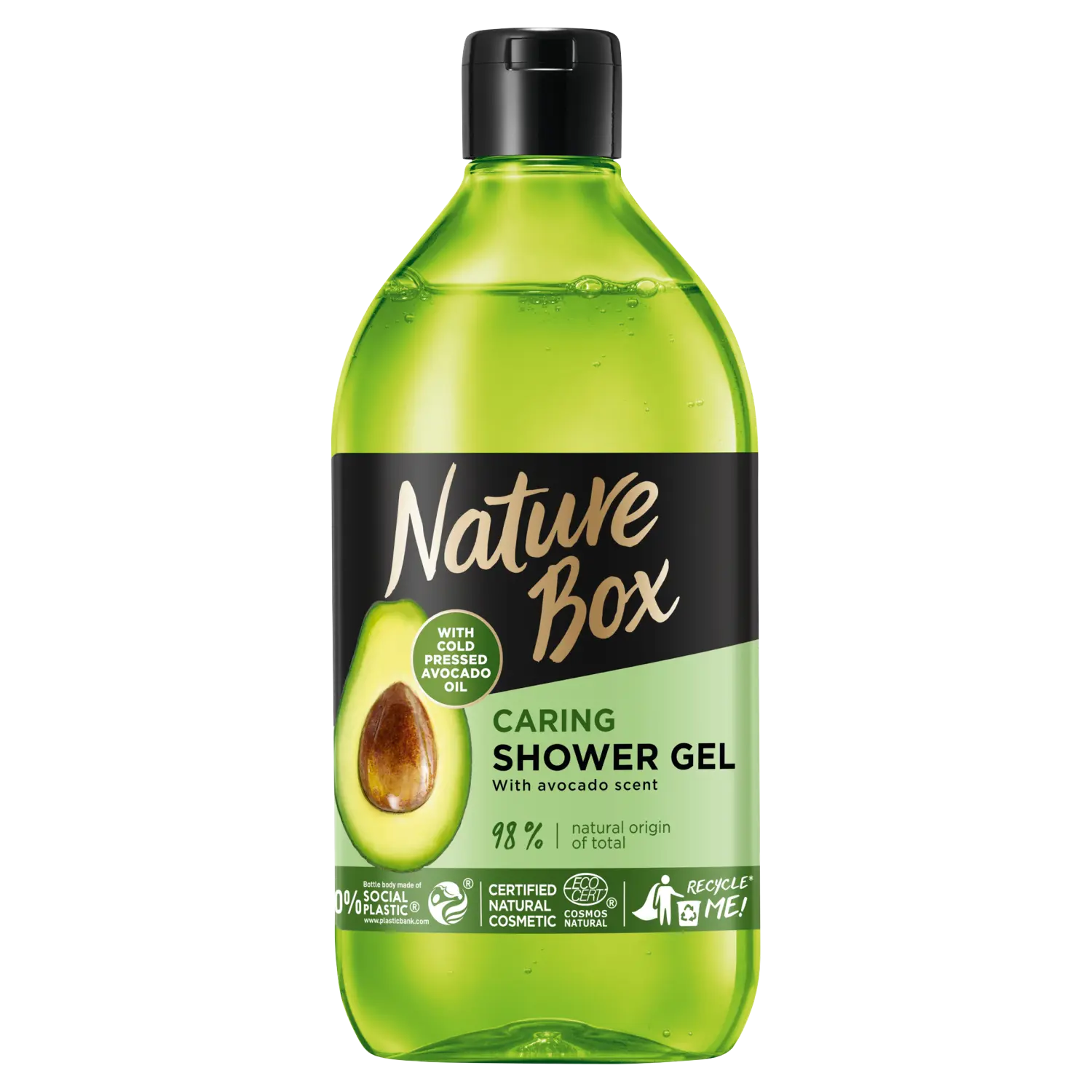 

Nature Box Avocado Oil гель для душа уход, 385 мл