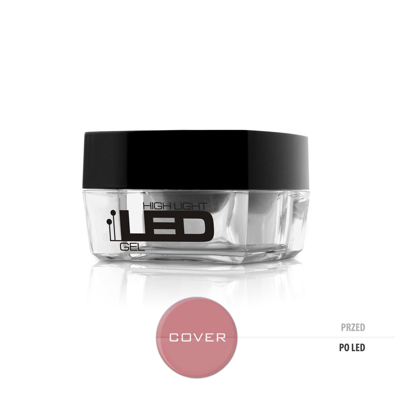 

Silcare High Light Led Gel средней густоты однофазный гель для ногтей Cover 15g